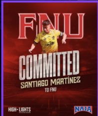 Santiago Martínez committed to Florida National University