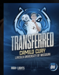 Camilo Cury committed to Lincoln University of Missouri